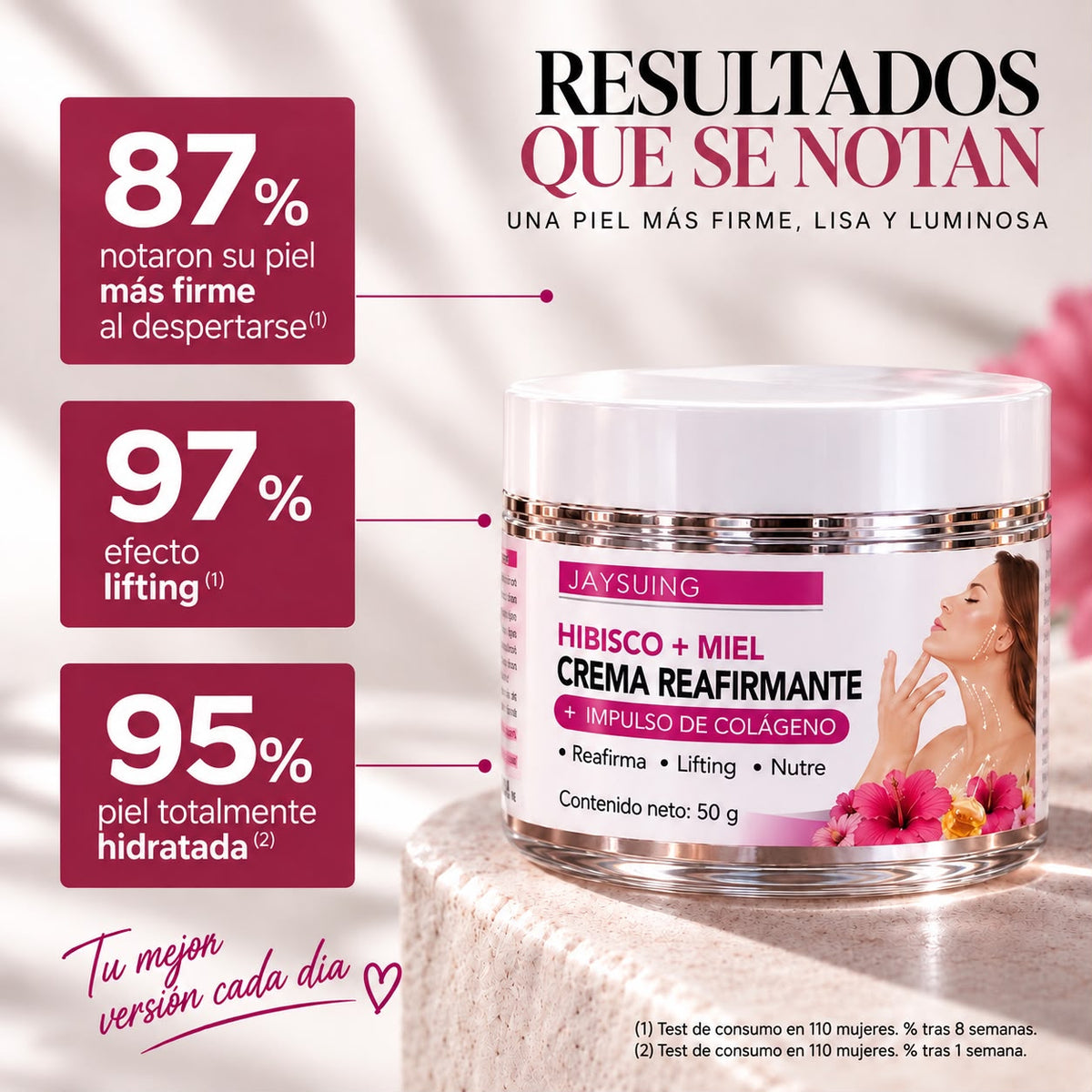 Crema reafirmante para una piel marcada por arrugas, manchas y falta de firmeza – ETERNA LIFT