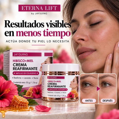 Crema reafirmante para una piel marcada por arrugas, manchas y falta de firmeza – ETERNA LIFT